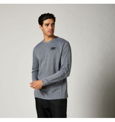 FOX TREAD LIGHTLY LS TECH TEE [HTR GRAPH]