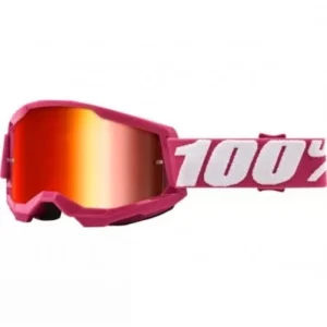 100% STRATA 2 Goggle Fletcher Mirror Red Lens