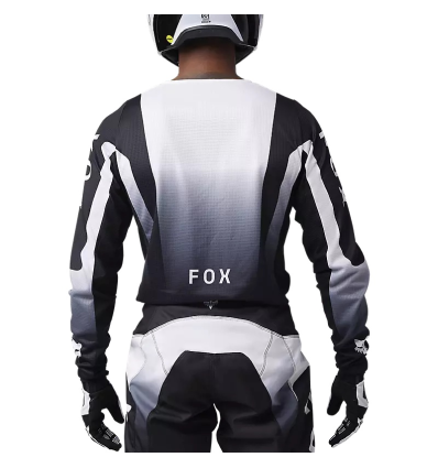 FOX 180 LEAN JERSEY - EXTD SIZES [BLK/WHT]