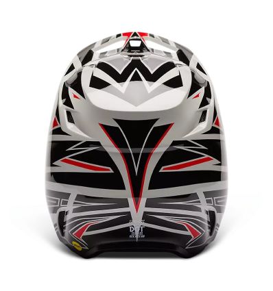 FOX YTH V1 GOAT STRAFER HELMET [BLK]