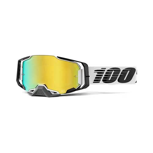 100% ARMEGA Goggle Atmos - Mirror Gold Lens