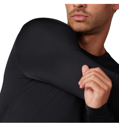 FOX MTB TECBASE FIRE LS SHIRT [BLK]