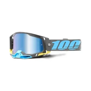 100% OCHELARI 100% RACECRAFT 2 Goggle Trinidad Mirror Blue Lens