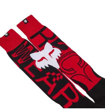 FOX 180 RACE SPEC SOCK [FLO RED]