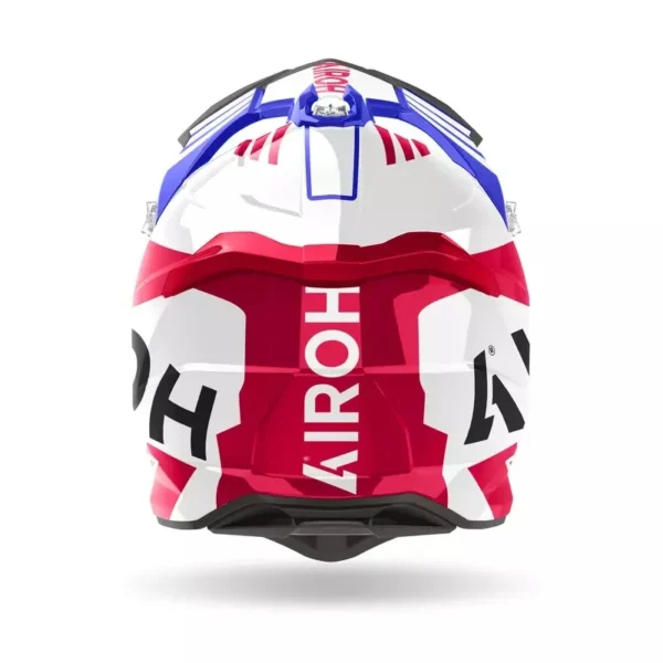 AIROH STRYCKER BRAVE BLUE/RED GLOSS