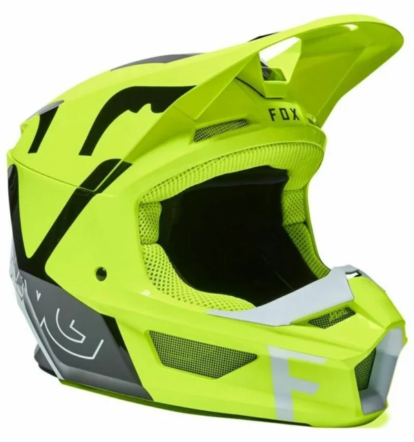 Casca de bicicleta - FOX V1 SKEW HELMET, ECE [FLO YLW]