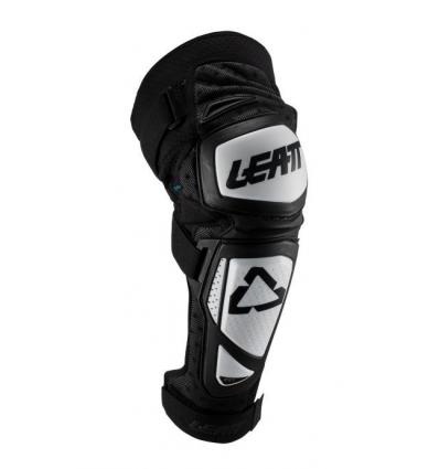 LEATT KNEE & SHIN GUARD EXT WHITE/BLACK