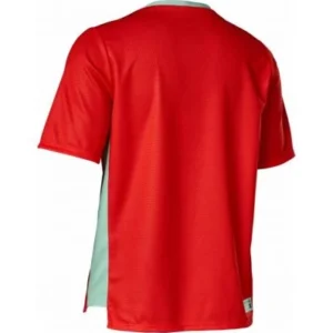 Tricou - FOX YTH DEFEND SS JERSEY [FLO RED]