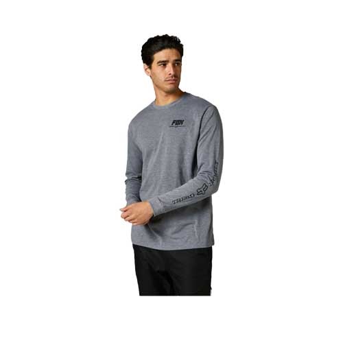 FOX TREAD LIGHTLY LS TECH TEE [HTR GRAPH]