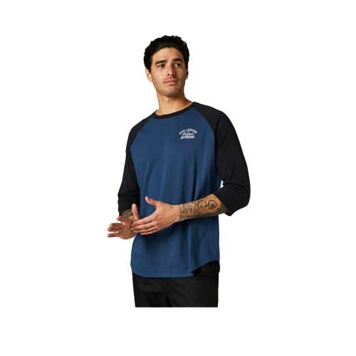 Bluze - FOX ORIGINAL SPEED 3/4 RAGLAN [DRK INDO]