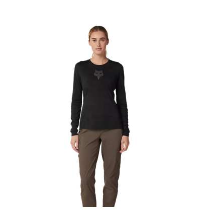 FOX W RANGER TRU DRI LS JERSEY [BLK]