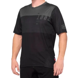 Tricou - 100% AIRMATIC Jersey Charcoal/Black