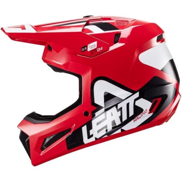 HELMET MOTO 3.5 V24 RED INCLUDES 4.5 GOGGLE