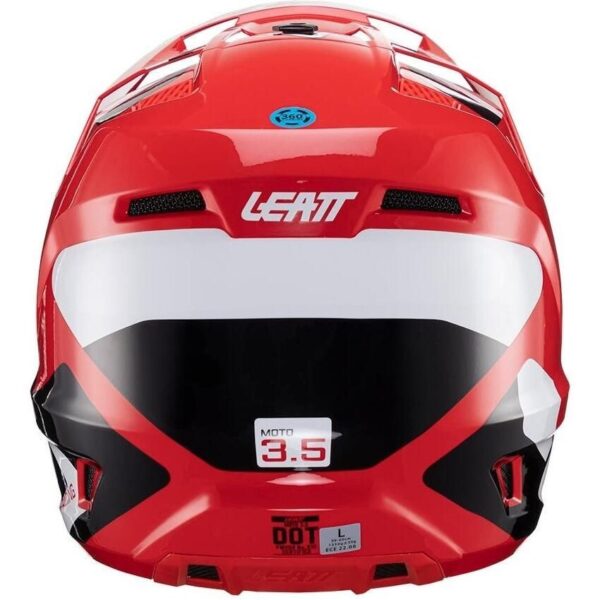 HELMET MOTO 3.5 V24 RED INCLUDES 4.5 GOGGLE