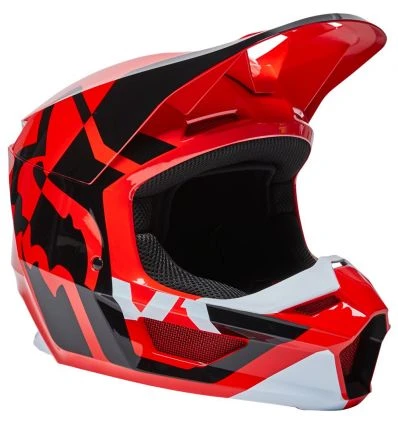 Casca - FOX V1 LUX HELMET, ECE [FLO RED]