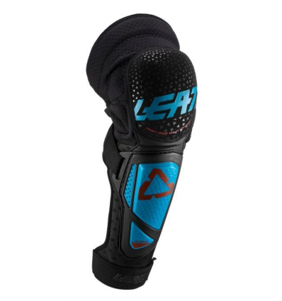 Protectie - LEATT KNEE & SHIN GUARD 3DF HYBRID EXT FUEL/BLACK
