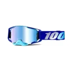 100% OCHELARI 100% ARMEGA  Goggle Royal - Blue Mirror Lens
