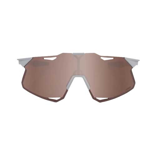 100% HYPERCRAFT - Matte Stone Grey - HiPER Crimson Silver Mirror Lens