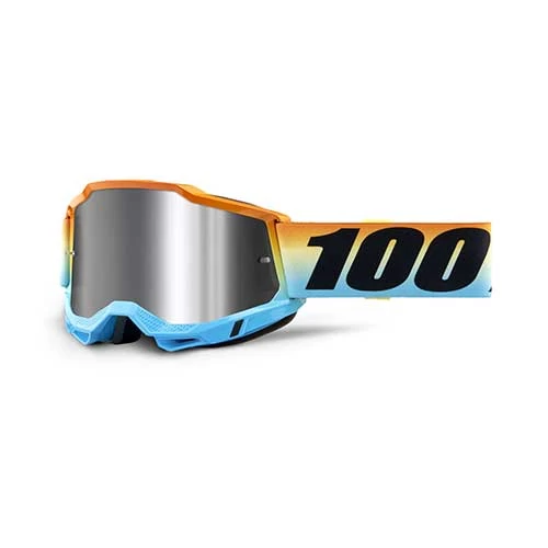 100% OCHELARI 100% ACCURI 2 Goggle Sunset Flash Silver Lens