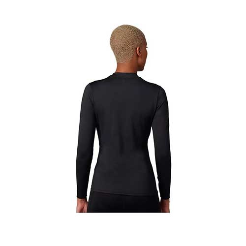 FOX W TECBASE FIRE LS SHIRT [BLK]