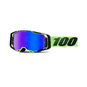 100% OCHELARI 100% ARMEGA GOGGLE URUMA HiPER BLUE LENS