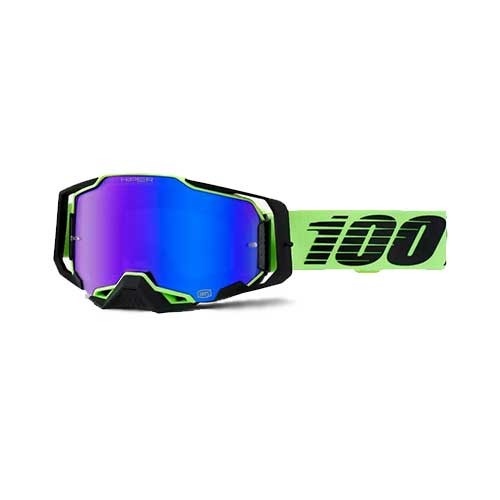 100% OCHELARI 100% ARMEGA GOGGLE URUMA HiPER BLUE LENS