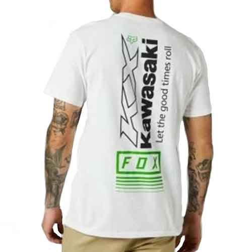 Tricou - FOX KAWASAKI PREMIUM TEE WHT