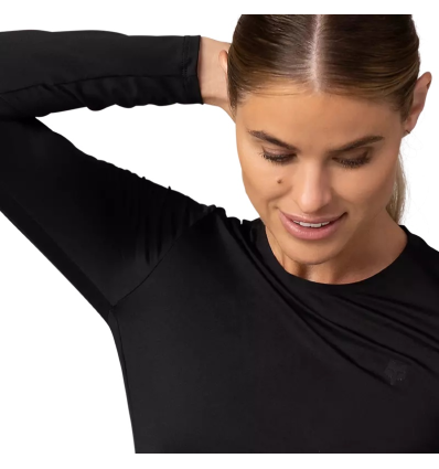 FOX W TECBASE LS SHIRT [BLK]