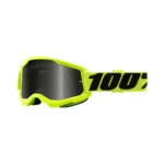 100% STRATA 2 Sand Goggle Yellow - Smoke Lens