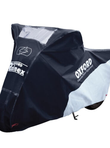 Motorcycle-Cover-Oxford-Rainex-M-Black-Silver