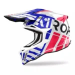 AIROH STRYCKER BRAVE BLUE/RED GLOSS