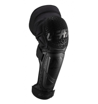 LEATT KNEE & SHIN GUARD 3DF HYBRID EXT BLACK