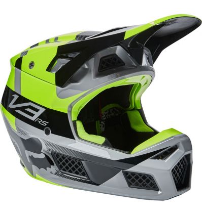 FOX V3 RS RIET HELMET, ECE [FLO YLW]