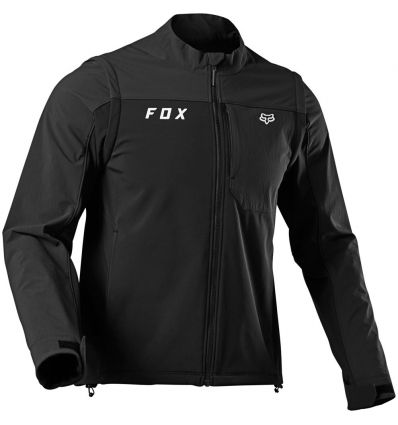 FOX LEGION SOFTSHELL JACKET BLACK [BLK/SLV]