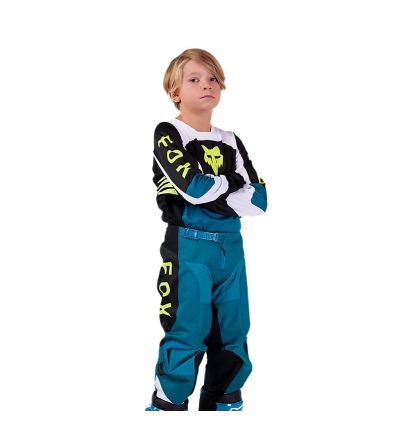 FOX YTH 180 NITRO JERSEY [M BLU]