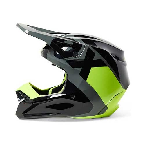 FOX MX V1 XPOZR HELMET DOT/ECE [BLK/GRY]
