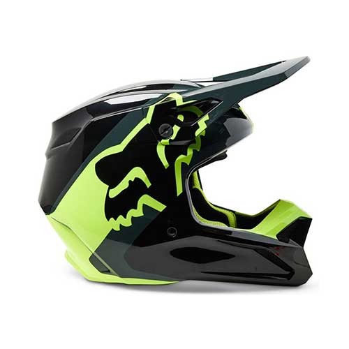 FOX MX V1 XPOZR HELMET DOT/ECE [BLK/GRY]