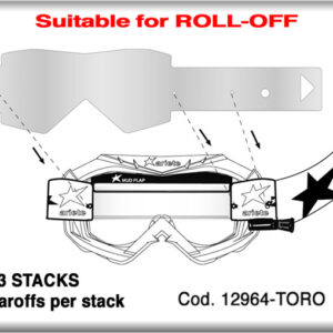 ARIETE - Folii laminate TEAROFF race - 3 seturi x 7 buc [ultimele bucati]
