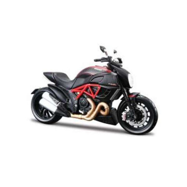 MAISTO [1:12] - Ducati 2011 Diavel Carbon, Red With Carbon Look