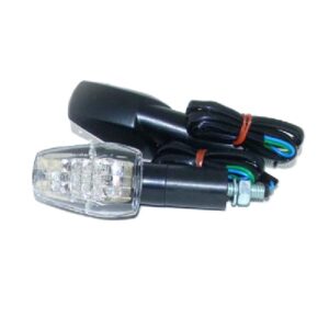 MOTOPRO - Semnalizatoare (set) LUNGI NEGRE [LED] (ULTIMELE BUCATI / COD ELIMINAT)