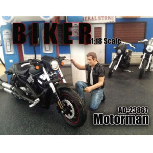 American Diorama [1:18] - Figurina Biker 'Motorman'