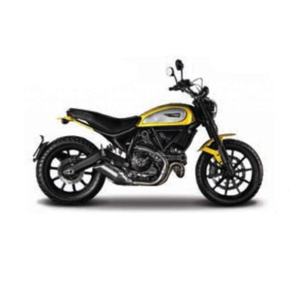 MAISTO [1:18] - Ducati Scrambler, Black/Yellow