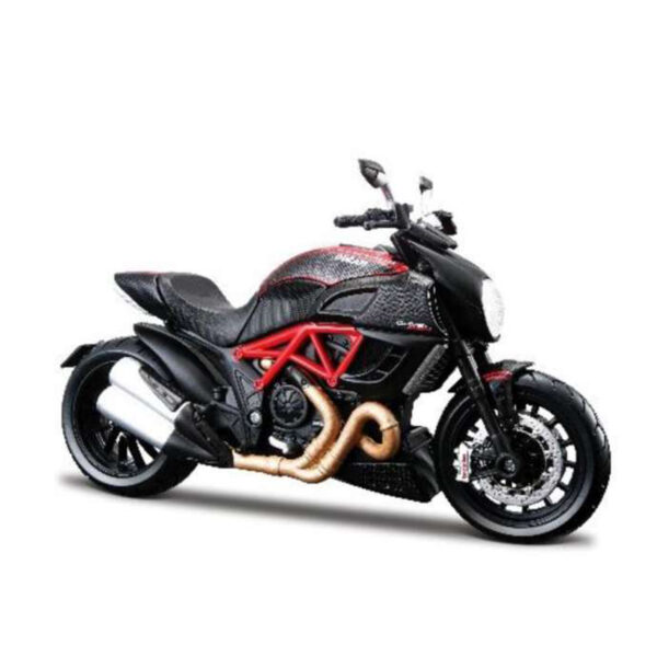 MAISTO [1:12] - Ducati Diavel Carbon, Black/Red Metal Modelkit
