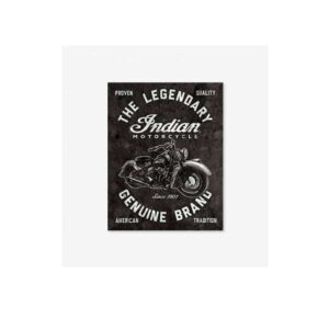 Tac Signs - Placuta metalica [32x41cm] Indian Motorcycles Legendary