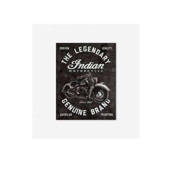 Tac Signs - Placuta metalica [32x41cm] Indian Motorcycles Legendary