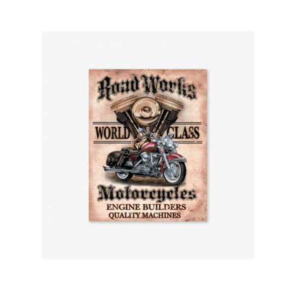 Tac Signs - Placuta metalica [32x41cm] Road Works