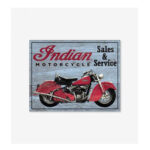 Tac Signs - Placuta metalica [32x41cm] Indian Sales & Service