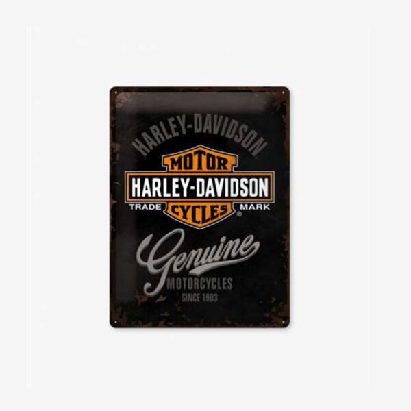 Tac Signs - Placuta metalica 3D [30x40cm] Harley Genuine
