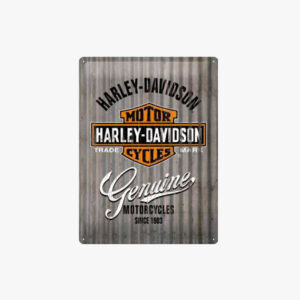 Tac Signs - Placuta metalica 3D [30x40cm] Harley Coragurated Look