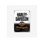 Tac Signs - Placuta metalica 3D [30x40cm] Harley Logo Motorcycles